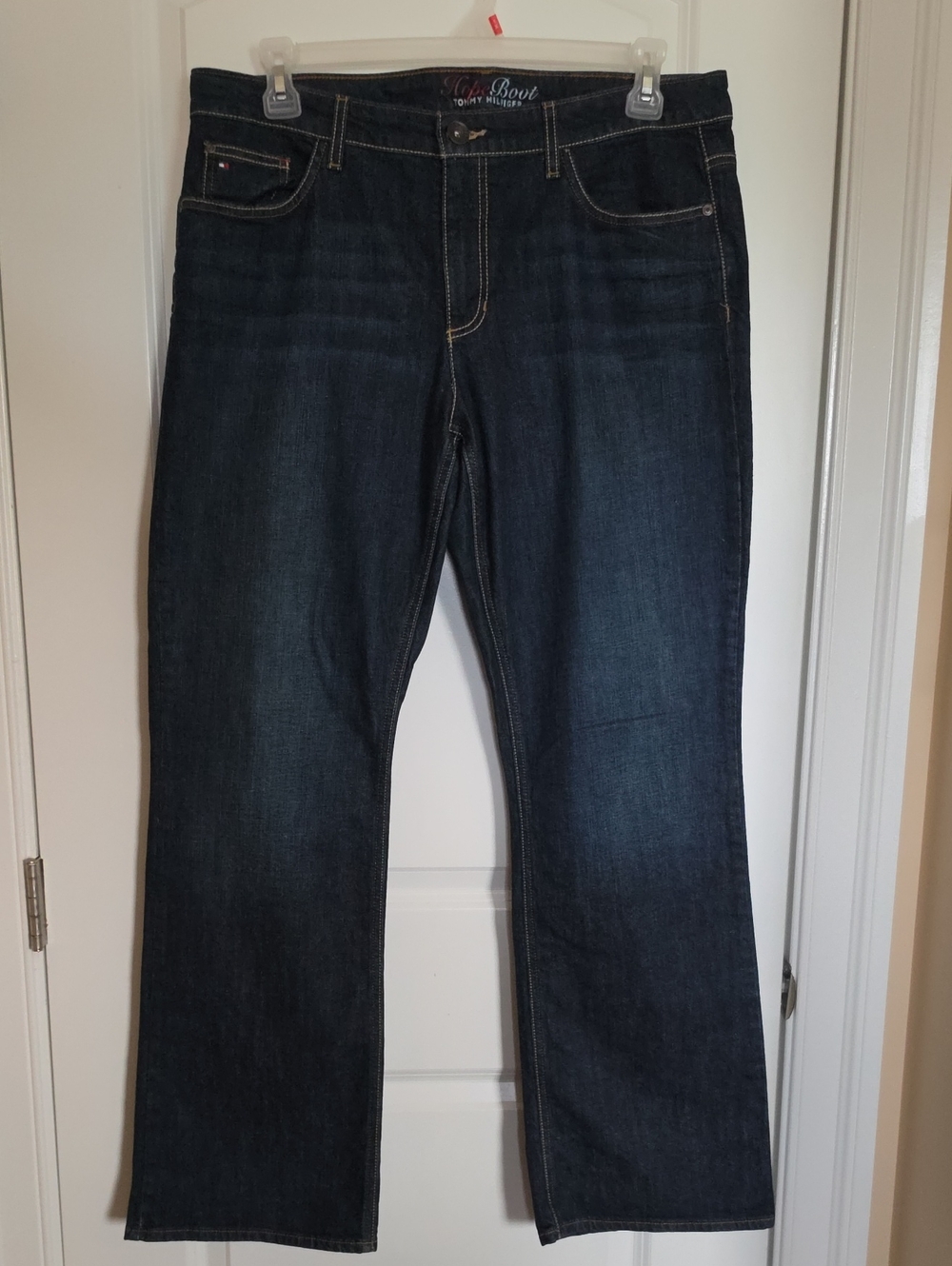 Tommy Hilfiger Women's Dark Indigo Bootcut Jeans